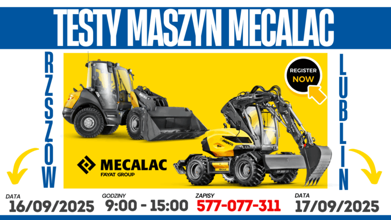 testy mecalac Lublin Rzeszów